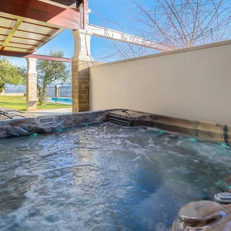 Stone Zamask With A Pool And A Lovely View Pazin
